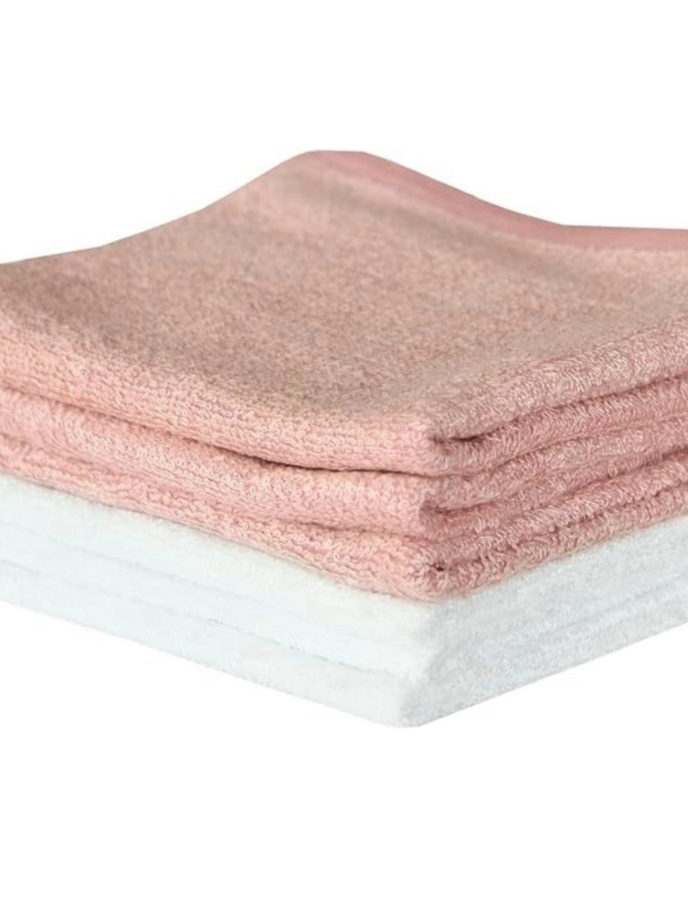 Copper Pearl Kids Washcloth Set - Pink & White - Picture 8 of 10